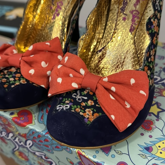 Irregular Choice Beach Trip Navy Floral size EU 36.5 - Picture 3 of 5